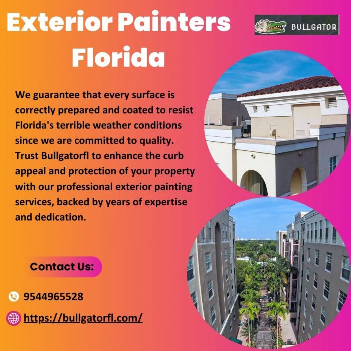 Premier Exterior Painters In Florida By Bullgator FL