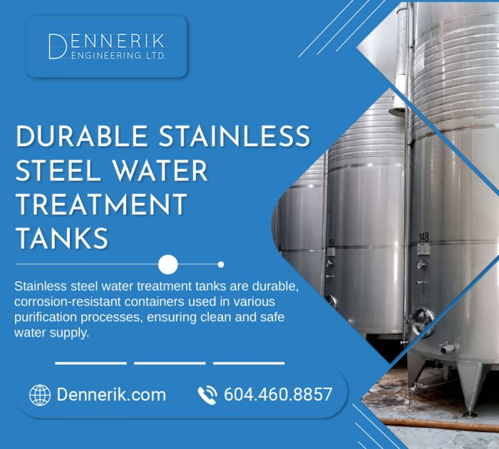 Premium Stainless Steel Water Treatment Tanks