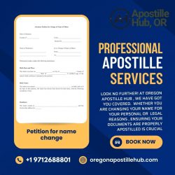Professional apostille services