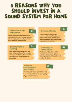 5 reasons why you should invest in a sound system for home