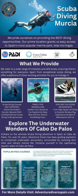Scuba Diving Murcia – Adventure Divers & Activity Centre