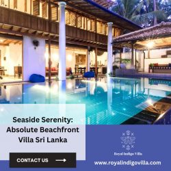 Seaside Serenity: Absolute Beachfront Villa Sri Lanka