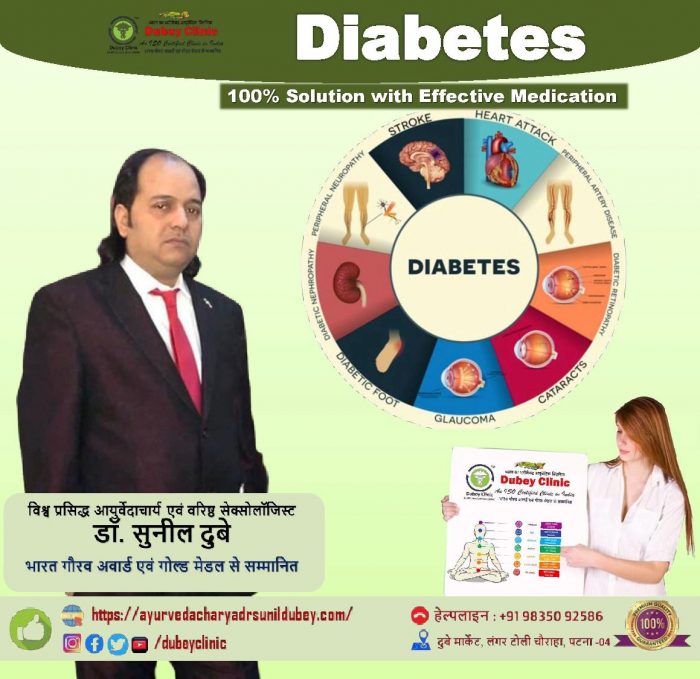 Best Ayurvedic Sexologist in Patna for 100% relief from Diabetes | Dr. Sunil Dubey