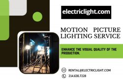 Specialized Cinematography Lighting Services