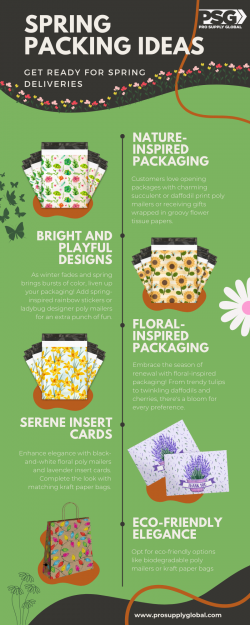 Fresh Packaging Ideas for Springtime Success