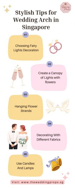 Stylish Tips for Wedding Arch in Singapore