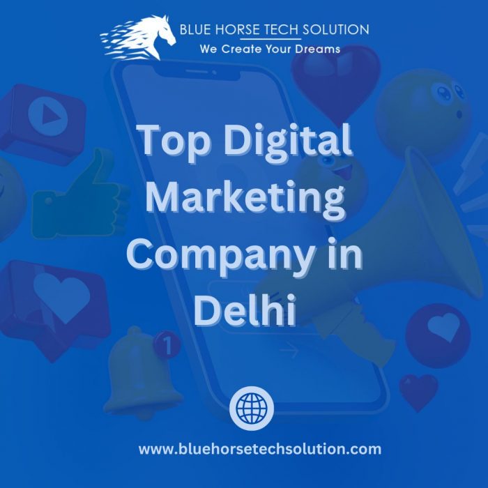 Top Digital Marketing Company in Delhi – Blue Horse Tech Solution