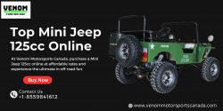 Choose the Best Mini Jeep 125cc for Adults – Venom Motorsports Canada