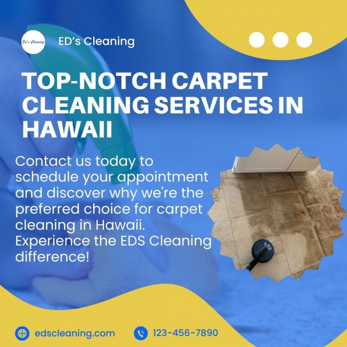 EDS Cleaning: Expert Carpet Cleaners in Hawaii