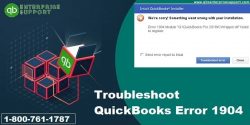 Fix QuickBooks Error 1904: Failed to Register While Installing