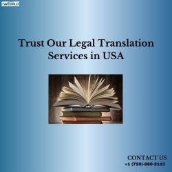 Trust Our Legal Translation Services in USA
