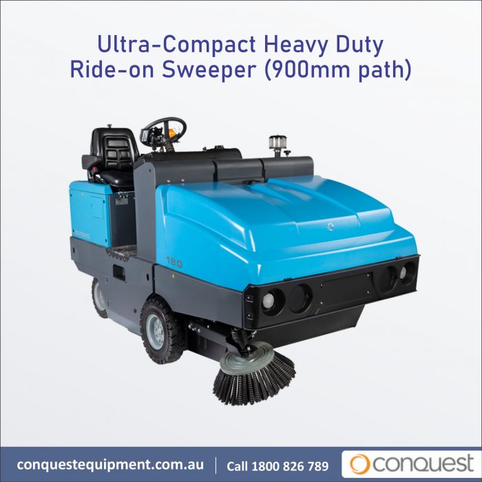 Ultra Compact Heavy Duty Ride On Sweeper (2000mm parth)
