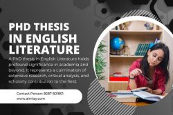 Understanding the Importance of a PhD Thesis in English Literature