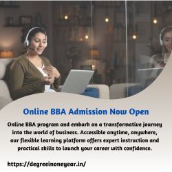Unlock Your Business Potential: Online BBA Admission Now Open!