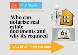 Who can notarize real estate documents