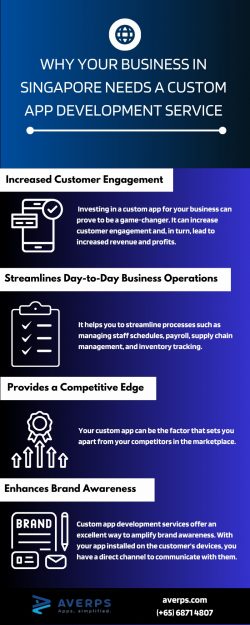 Why your business in Singapore needs a custom app development service