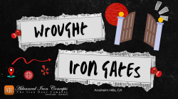 Wrought Iron Gates Anaheim Hills, CA