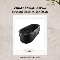 Luxury Awaits: Marble Bathtub Sale at Zen Bath
