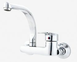 wall-mounted sink faucet