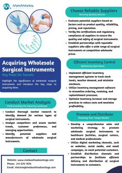 Acquiring Wholesale Surgical Instruments