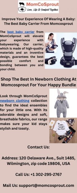 Learn About The Best Baby Carrier: MomCoSprout Selection