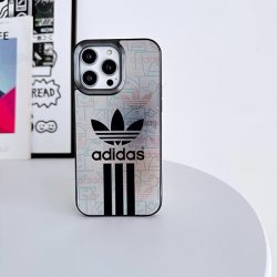 薄型adidas カバー アイフォン 15 plus 電気メッキ