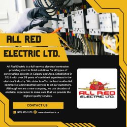 Premier Electrical Contractors Calgary | All Red Electric Ltd.