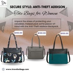 Secure Style: Anti-Theft Addison Tote Bags for Women