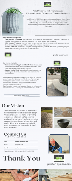 Art of Concrete with Plasterqueen El Paso’s Premier Ornamental Concrete Designers