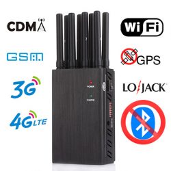 8 Band Portable Cell Phone Jammer