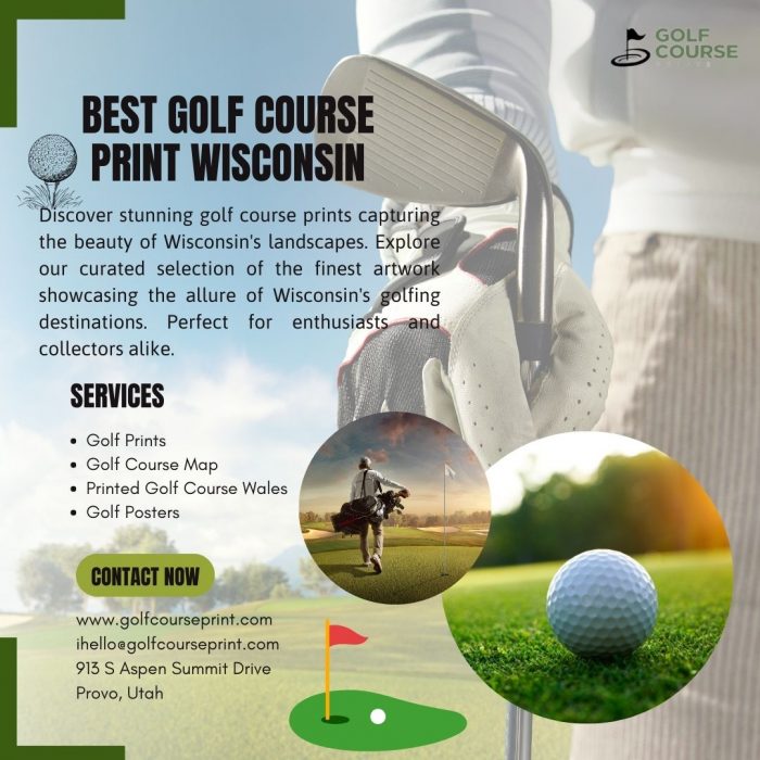 Best Golf Course Print Wisconsin