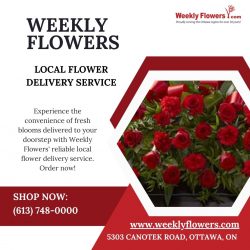 Blooms at Your Doorstep: Weekly Flowers’ Local Delivery Service