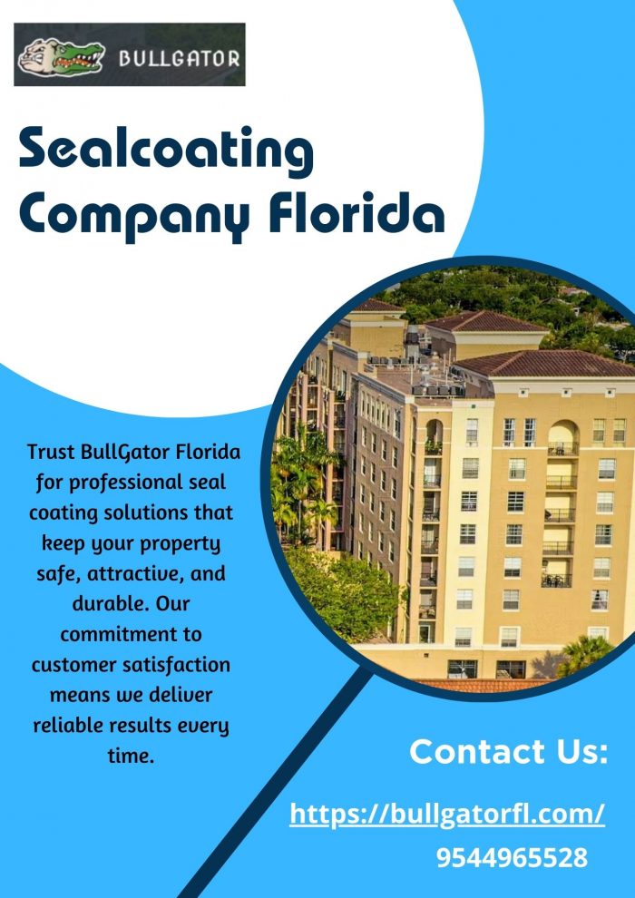 BullGator FL: Your Trusted Sealcoating Company In Florida
