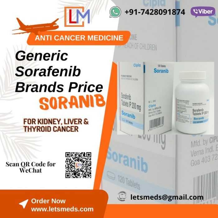 Buy Indian Sorafenib Tablets Online at Wholesale Prices