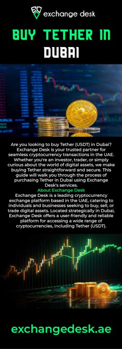 Buy Tether in Dubai Hassle-Free with Exchange Desk