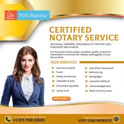 CERTIFIED NOTARY SERVICE