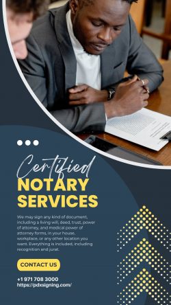 Certified notary services