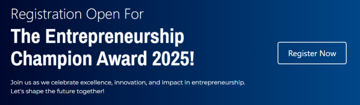 Entrepreneurship Champion Award 2025