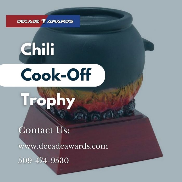 Victory Spice: Chili Cook Off Trophy for Culinary Champions