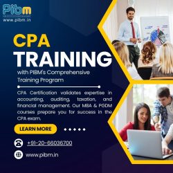 CPA Training With PIBM’s Comprehensive Traning Program