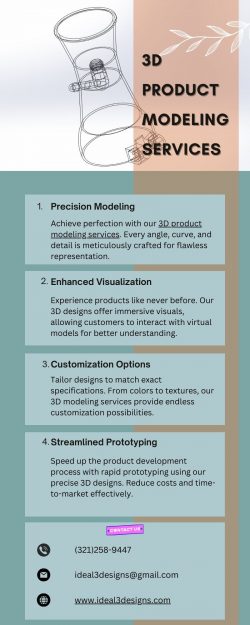 Crafting Excellence: 3D Product Modeling Services
