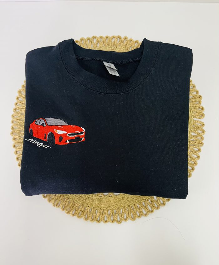 Personalized Car Embroidered Hoodie