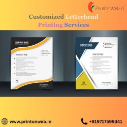 Tailored Letterhead Printing Services from PrintOnWeb
