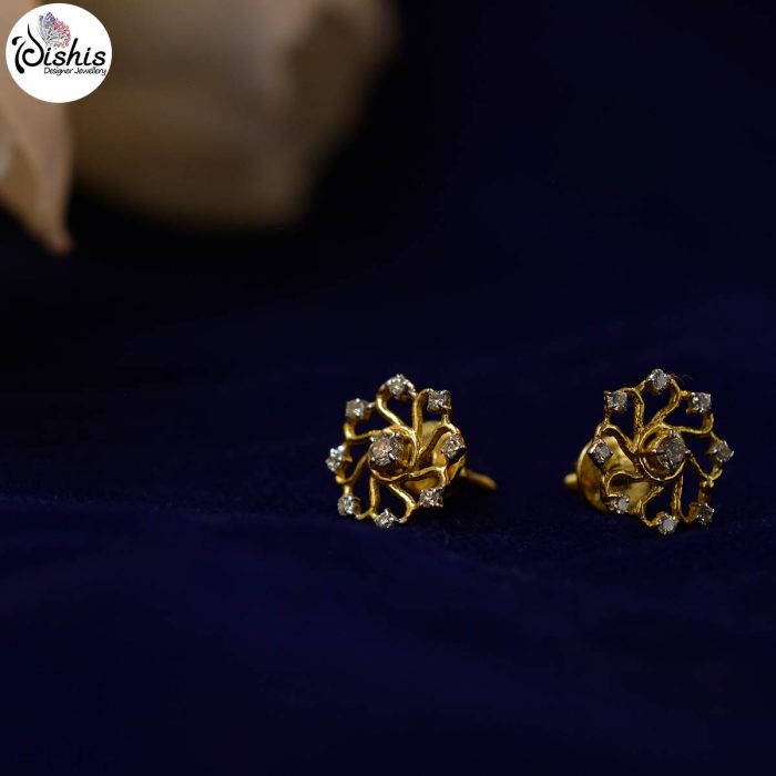Cute small earrings design from Dishis Jewels