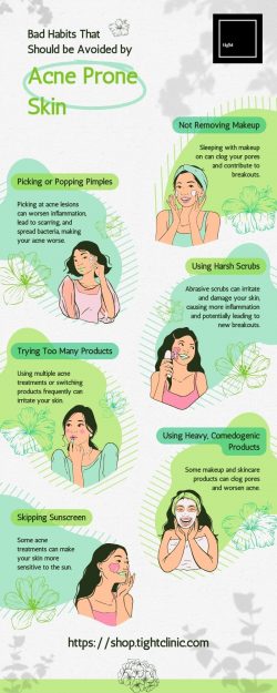 Daily Habits that Can Make Your Acne Prone Skin Worse