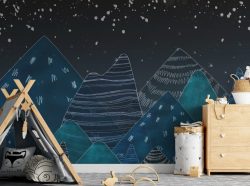 Night Mountain Wallpaper