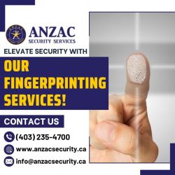Electronic Fingerprinting Services Calgary: Anzac Security