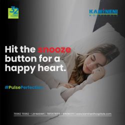 Embrace Healing Sleep for a Healthier Heart at Kamineni Hospitals