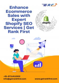 Enhance Ecommerce Sales with Expert Shopify SEO Services | Get Rank First