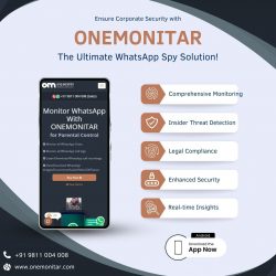 Ensure Corporate Security with ONEMONITAR: The Ultimate WhatsApp Spy Solution